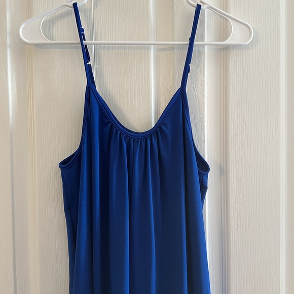 Royal blue jumpsuit. Size medium. - Picture 2 of 4